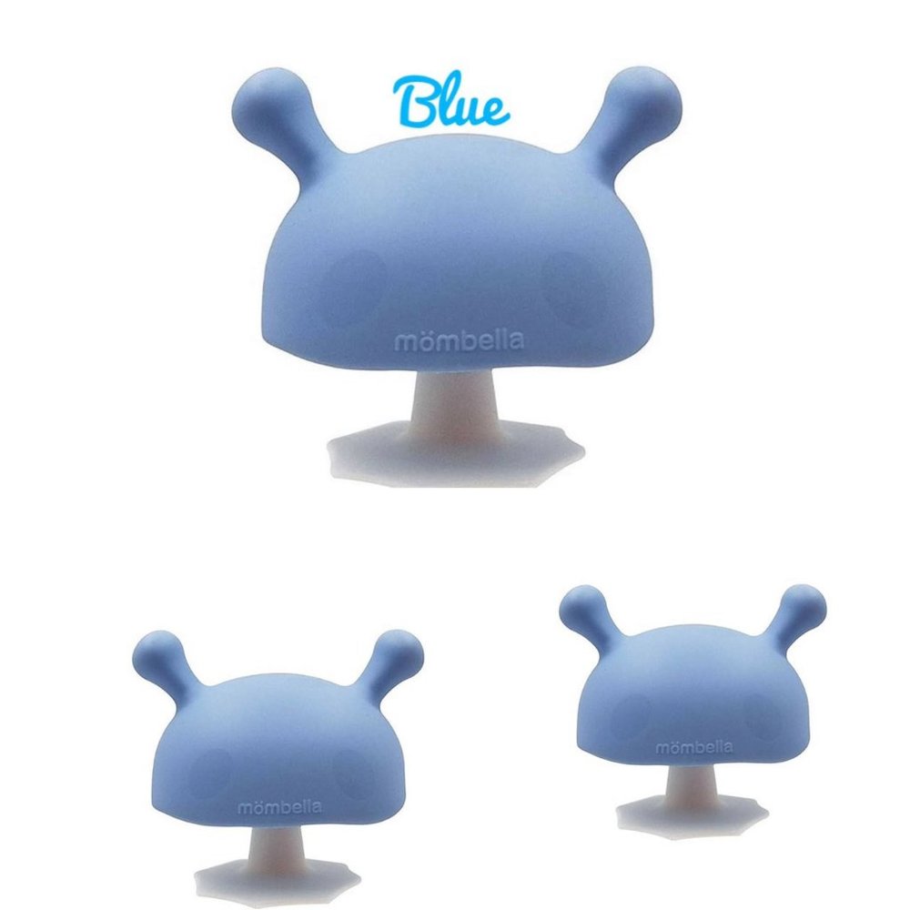 3 X Mombella Mimi Mushroom Soothing Teether For 0-8 Month Baby With A Free Clip
